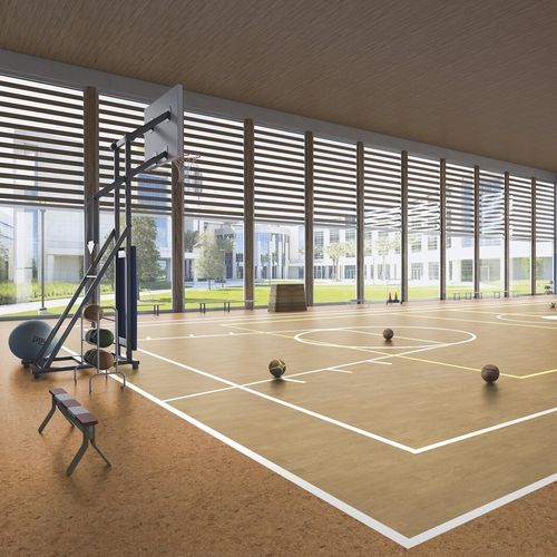 Sol sportif d'intérieur - MY TARAFLEX® PERFORMANCE  - Gerflor - Contract Sport & Contract Flooring - synthétique / minéral / pour salle multisport
