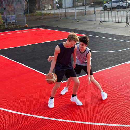 Revêtement de sol à entretien réduit - POWERGAME+™  - Gerflor - Contract Sport & Contract Flooring - en polypropylène / d'extérieur / pour activité sportive