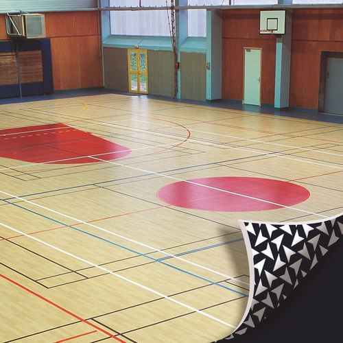 Sol sportif d'intérieur - TARAFLEX® ISOLSPORT  - Gerflor - Contract Sport & Contract Flooring - en polypropylène / pour salle multisport / durable
