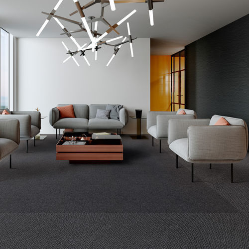 Moquette en dalles - GENUS & VOLNAY  - Gerflor - Contract Sport & Contract Flooring - tuftée / poil coupé / synthétique