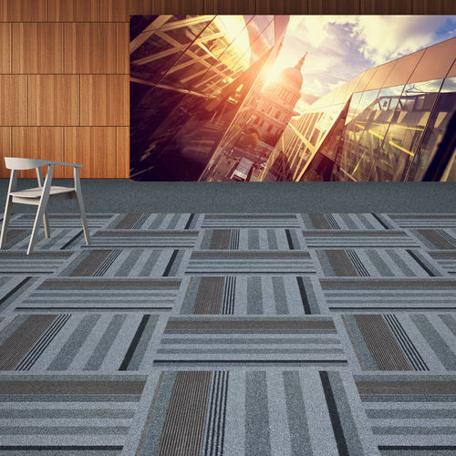 Moquette en dalles - SQMILE EXEC  - Gerflor - Contract Sport & Contract Flooring - tuftée / poil coupé / en nylon