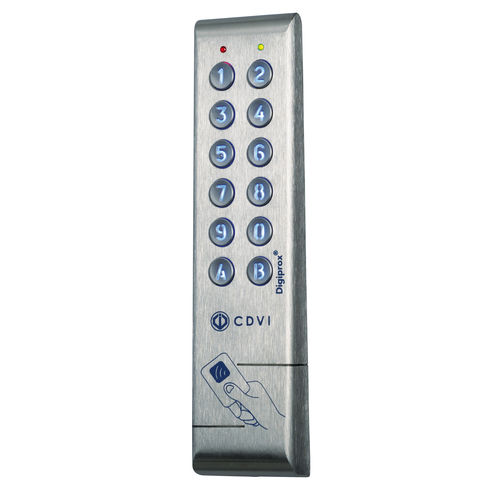 Clavier à code pour contrôle d'accès - KCPROX WLC - CDVI - avec lecteur de carte de proximité