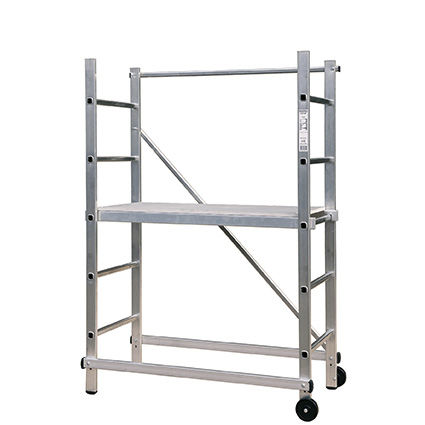 Échafaudage en bois - PARTNER  - CENTAURE - en aluminium / petite hauteur / sur roulettes