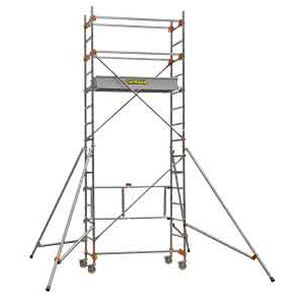 Échafaudage en aluminium - STS 135 2  - CENTAURE - sur roulettes