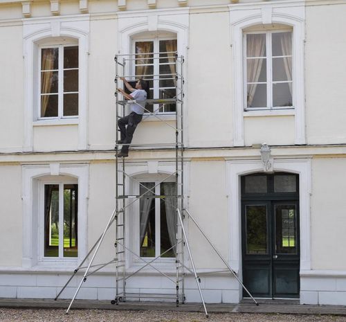 Échafaudage en bois - SPEED'UP XL   - CENTAURE - en aluminium / grande hauteur / sur roulettes