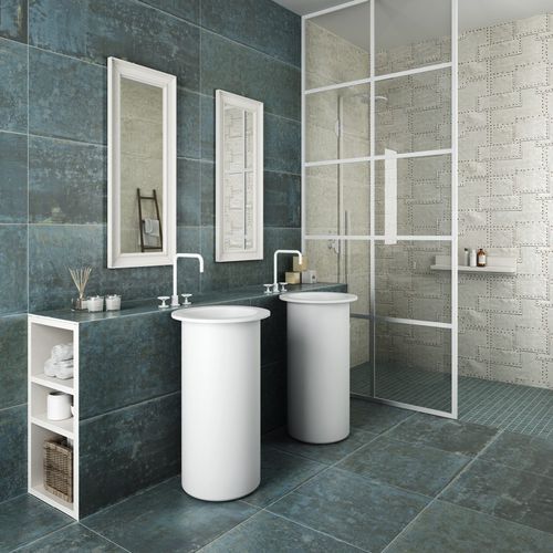 Carrelage en grès cérame - GRUNGE - CERAMICAS APARICI - sablé / d'intérieur / de salle de bain