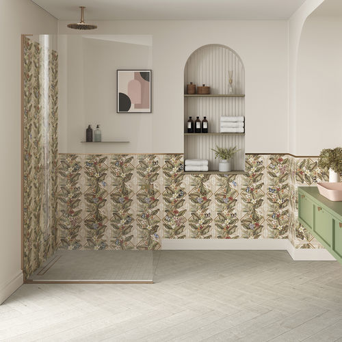 Carrelage en grès cérame - TROPICAL  - CERAMICAS APARICI - poli / brillant / d'intérieur
