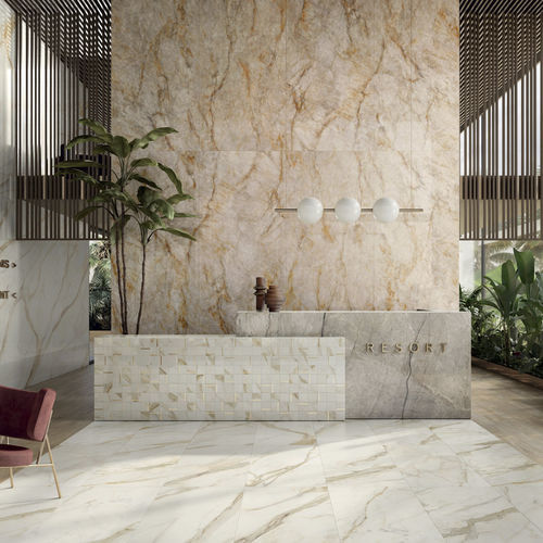 Carrelage en grès cérame - CRYSTAL DELIGHT - CERAMICHE CAESAR - poli / brillant / d'intérieur