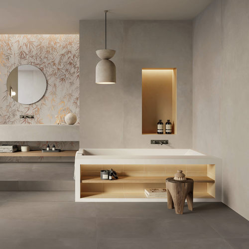 Carrelage en grès cérame - LEAD - CERAMICHE CAESAR - mat / d'intérieur / de salle de bain