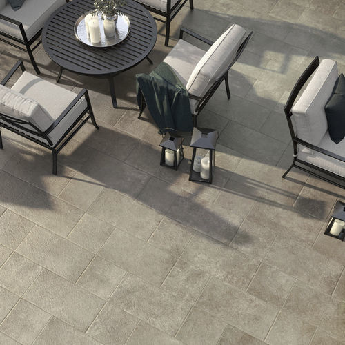 Carrelage en grès cérame - CERAMICHE CAESAR - mat / à relief / d'extérieur