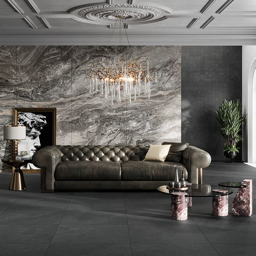 Carrelage en grès cérame - DARK - CERAMICHE CAESAR - mat / d'intérieur / d'extérieur