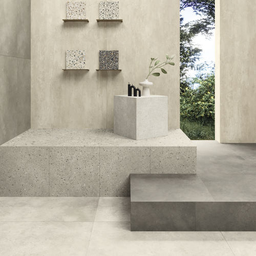 Carrelage en porcelaine - FUSION CHIPS - CERAMICHE CAESAR - mat / d'intérieur / d'extérieur