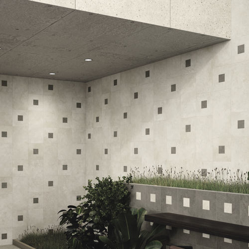 Carrelage en porcelaine - CLEAR CHIPS - CERAMICHE CAESAR - mat / d'intérieur / d'extérieur