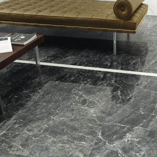 Carrelage aspect marbre - GREY ST.LAURENT - CERAMICHE CAESAR - en grès cérame / poli / mat