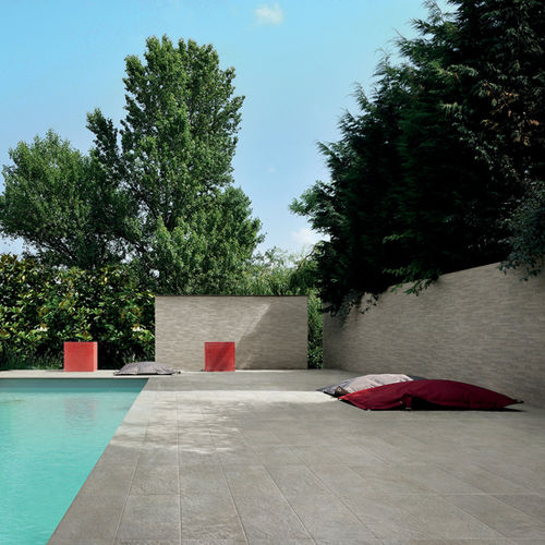 Carrelage en grès cérame - CERAMICHE CAESAR - finition naturelle / d'intérieur / pour plage de piscine