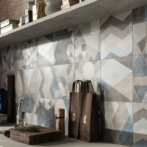 Carrelage en grès cérame - DECORS - CERAMICHE CAESAR - mat / finition naturelle / d'intérieur