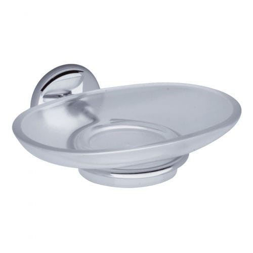 Porte-savon mural - 010155 - PELLET ASC - en laiton / en chrome / en résine