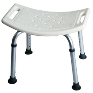 Tabouret de douche contemporain - 047670 - PELLET ASC - en plastique / en aluminium / avec piètement en aluminium