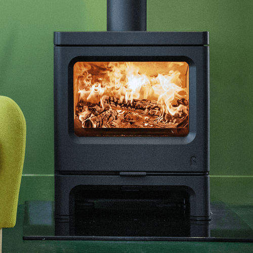 Poêle à bois - SKYE 7 - CHARNWOOD - 7 kW / au sol / contemporain