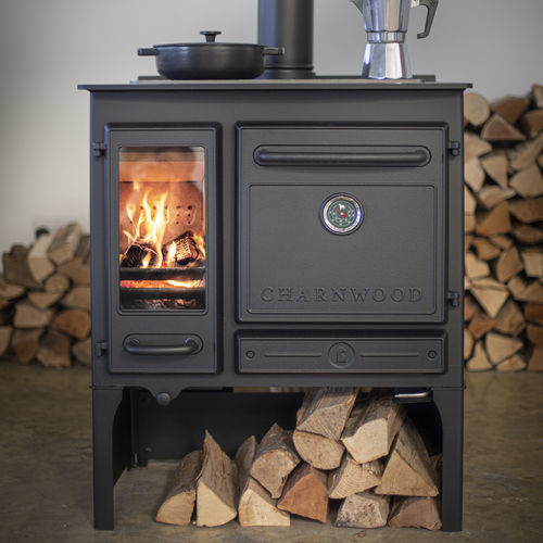 Poêle à bois - Haven - CHARNWOOD - 5 kW - 10 kW / à poser / traditionnel