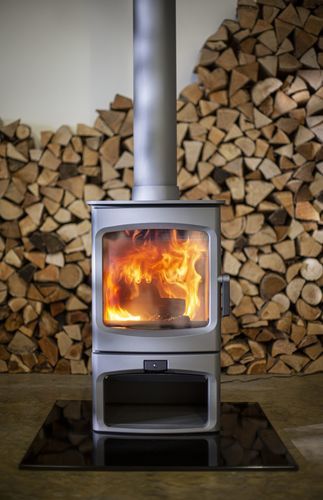 Poêle à bois - AIRE 500 INTELLIGENT - CHARNWOOD - 5 kW - 10 kW / à poser / classique
