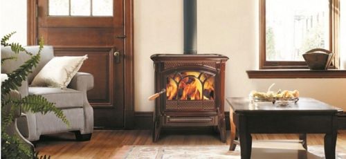 Poêle à bois - COTTAGE - BRISACH SAS - 10 kW - 20 kW / traditionnel / en fonte