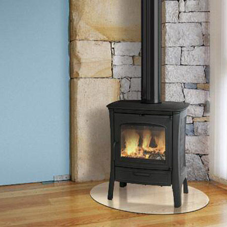 Poêle à bois - ISBA - BRISACH SAS - 8 kW / traditionnel / en fonte