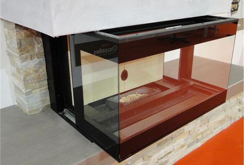 Insert de cheminée à 3 faces - FACEL 800 3V - Cheminées de Chazelles - à granulés