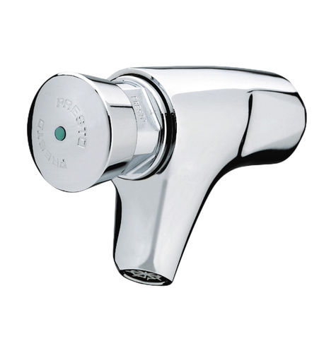 Robinet pour lavabo - 507 : 63200 - PRESTO - mural / temporisé / en laiton chromé