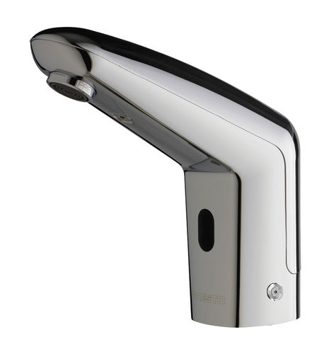 Mitigeur pour lavabo - VOLTA : 55213 - PRESTO - à poser / électronique / en métal