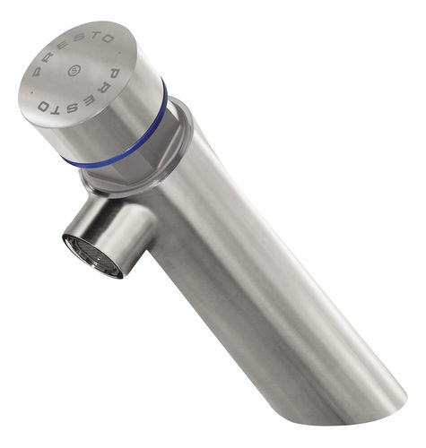 Robinet pour lavabo - 65210 - PRESTO - à poser / temporisé / en inox