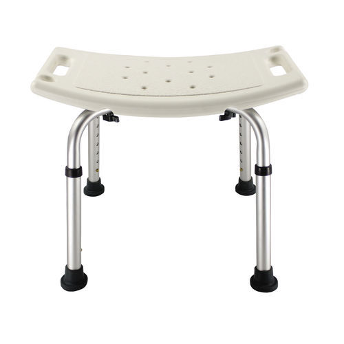 Tabouret de douche contemporain - 60647  - PRESTO - en plastique / avec piètement en acier / 4 pieds