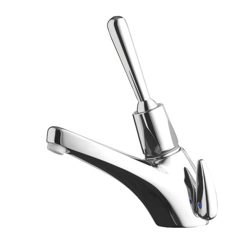Mitigeur pour lavabo - 7000 : 68232 - PRESTO - à poser / temporisé / en laiton chromé