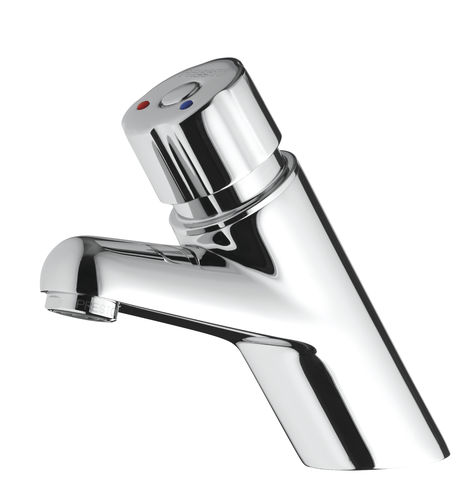 Mitigeur pour lavabo - 4000 S® : 28610 - PRESTO - à poser / temporisé / en laiton chromé