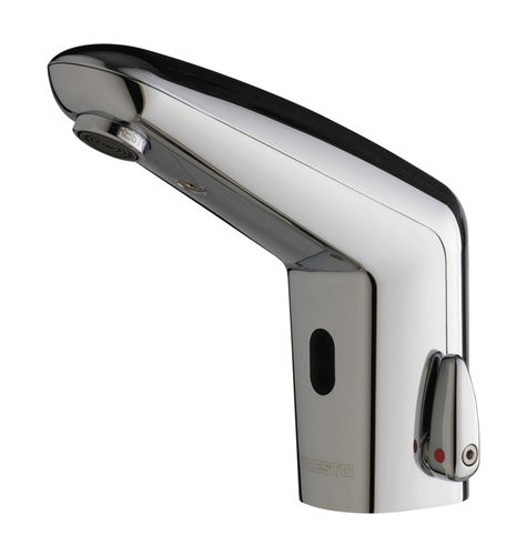Mitigeur pour lavabo - VOLTA : 55160 - PRESTO - à poser / électronique / en métal