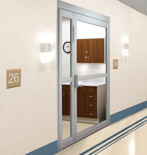 Porte d'entrée - VersaMax 2.0 ICU - ASSA ABLOY Entrance Systems - en métal / battante / contemporaine