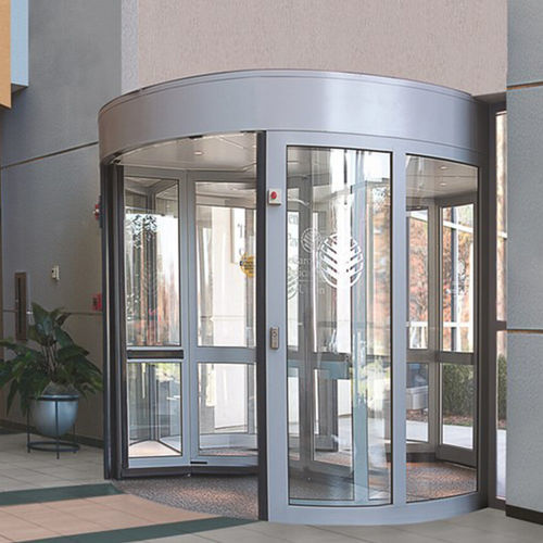 Porte d'entrée - UniTurn - ASSA ABLOY Entrance Systems - en aluminium / en aluminium anodisé / à tambour