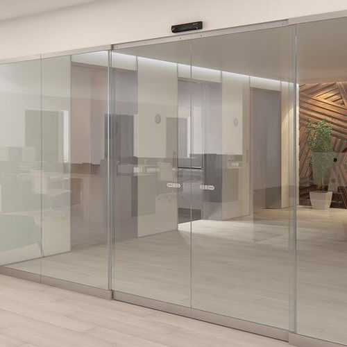 Système coulissant en aluminium - SL500 T - ASSA ABLOY Entrance Systems - pour porte en verre / coureurs cachés / professionnel