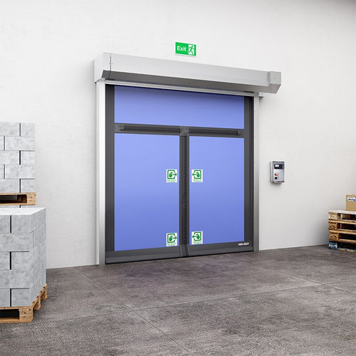 Porte industrielle enroulable - HS90-Series - ASSA ABLOY Entrance Systems - en PVC / automatique / de sécurité