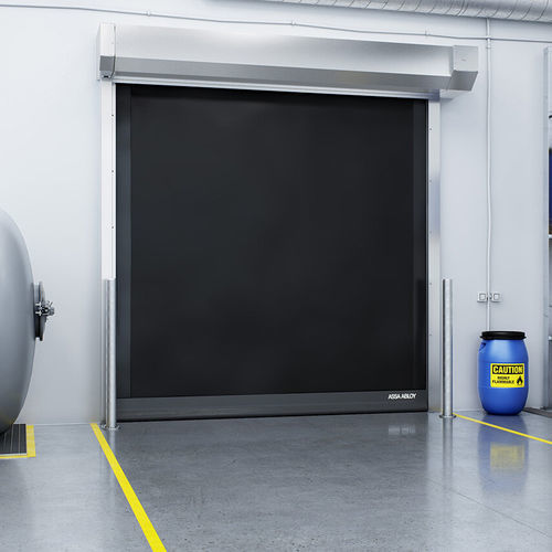 Porte industrielle enroulable - HS-PX3 - ASSA ABLOY Entrance Systems - en acier inoxydable / en PVC / automatique