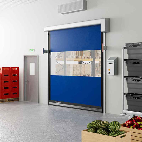 Porte industrielle enroulable - HS-GHY - ASSA ABLOY Entrance Systems - en acier inoxydable / en PVC / automatique
