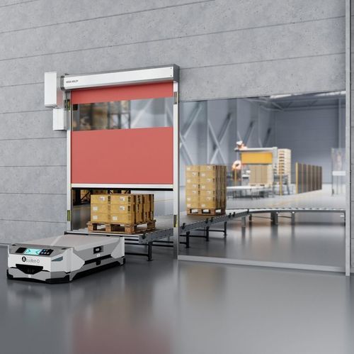 Porte industrielle à enroulement - RP100 SIMPLYSAFE - ASSA ABLOY Entrance Systems - roulante / en acier / en acier galvanisé