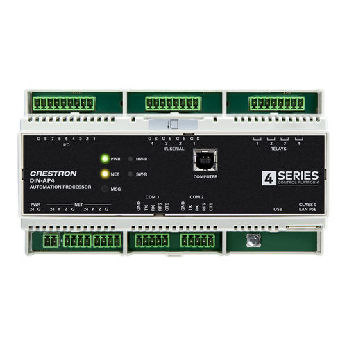 Unité de contrôle sur rail DIN - DIN-AP4 - CRESTRON - professionnelle