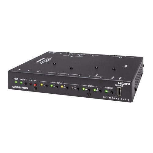Installation domotique pour équipement audio - HD-MD4X2-4KZ-E - CRESTRON - pour équipement vidéo / pour communication / d'intérieur