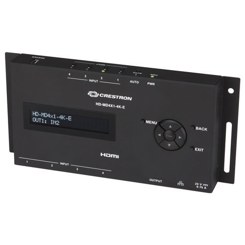 Installation domotique pour équipement audio - HD-MD4X1-4K-E - CRESTRON - pour équipement vidéo / pour communication / d'intérieur