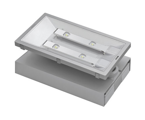 Éclairage de secours en saillie - ZENIT LD - Daisalux - rectangulaire / à LED / d'aluminium
