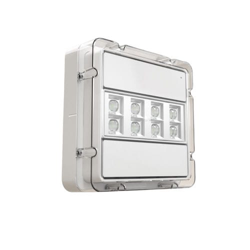 Éclairage de secours en saillie - ATRIA AEX - Daisalux - carré / à LED / en aluminium