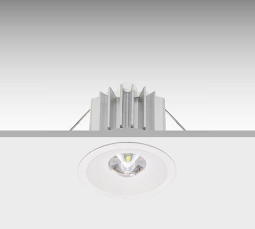 Éclairage de secours encastrable au plafond - IZAR - Daisalux - rond / à LED / synthétique