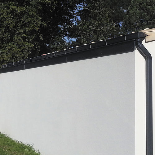 Gouttière aluminium - NANTAISE - DAL'ALU - à profil en V
