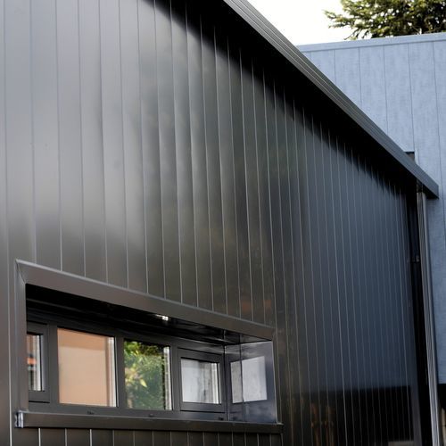 Bardage en lames - Plan - DAL'ALU - en aluminium / vertical / horizontal